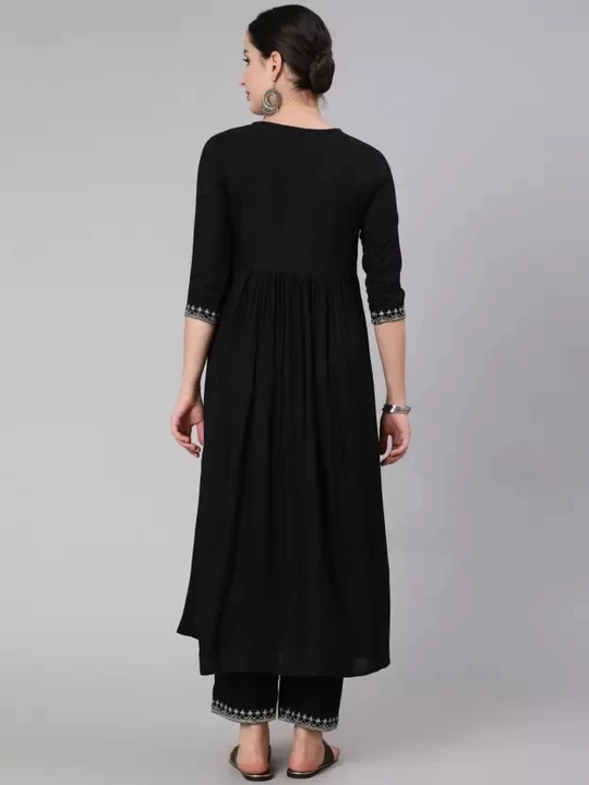 KIMA BLACK KP SET ...RAYON EMBRODIAERY
 uploaded by Gulabinagri cloth creations on 2/11/2023