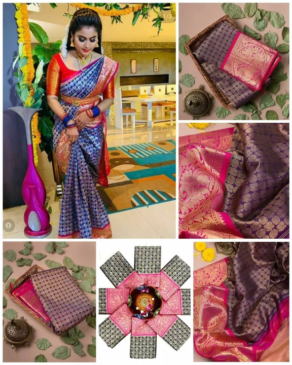 Kanjeevaram silk sarees uploaded by business on 2/11/2023