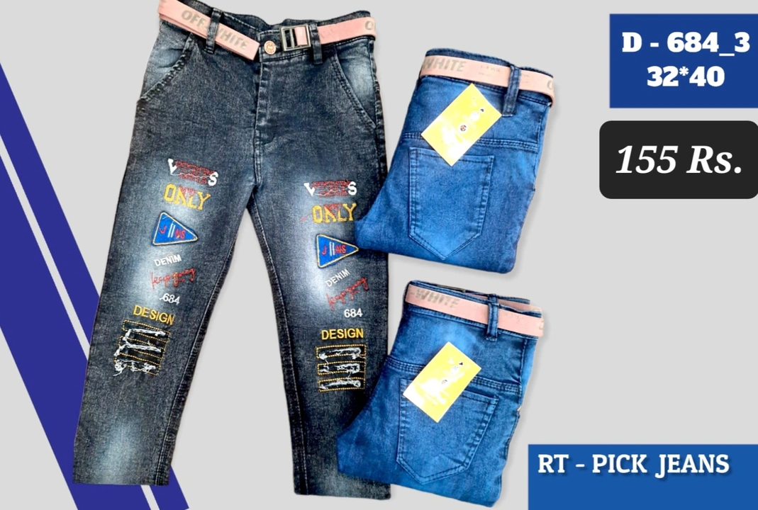 Kids Jeans uploaded by RISHABH TRADERS on 2/11/2023