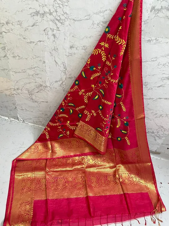 Pure Handloom Linen by Linen saree  uploaded by Ahmed handloom silk fabric on 5/29/2024