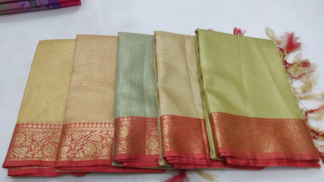 Super. Golden. Saree uploaded by business on 2/11/2023