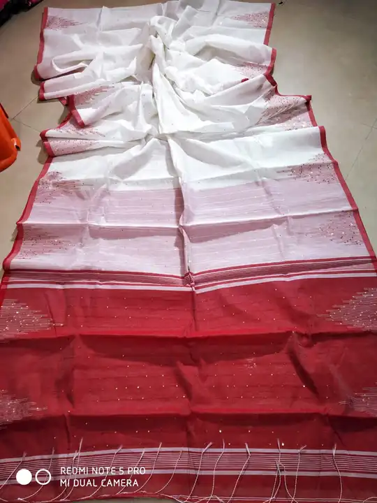 Handloom Cotton Silk Sequence Work Saree  uploaded by Milaans on 2/11/2023