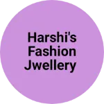Business logo of Harshi's Fashion Jwellery