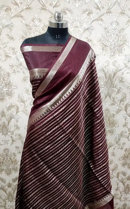 🌹Banarasi semi Work silk soft silk saree uploaded by business on 2/11/2023
