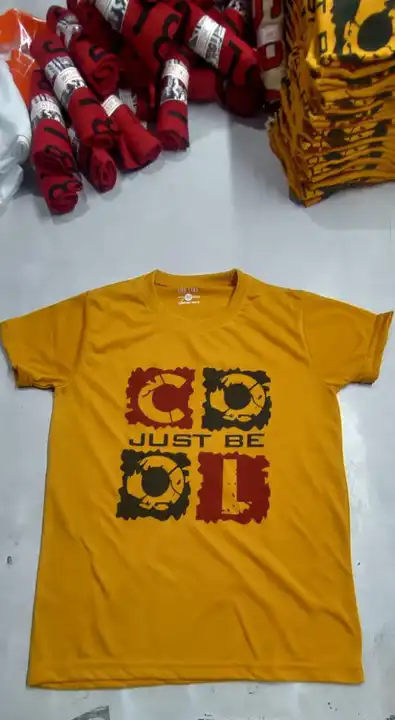 24 26 28 30 32 34 36.... Baby t shirts .. available... BRANDED quality pouch packing..15 colour...10 uploaded by HGY FASHION on 2/12/2023