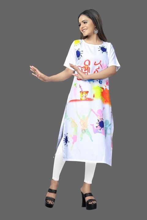 Holi special Kurti uploaded by business on 2/20/2021