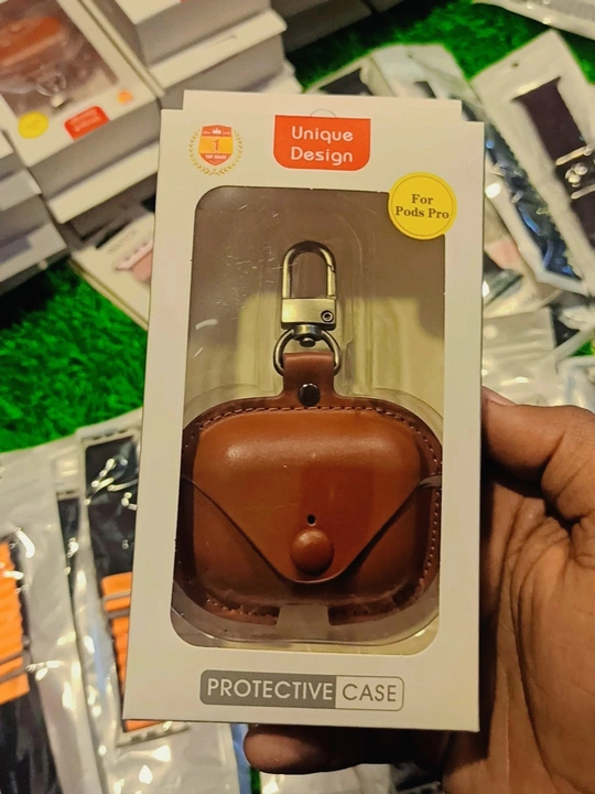 Airpods leather cover uploaded by Daily Gadgets on 5/29/2024