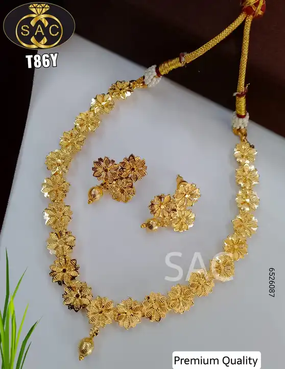 Necklace set  uploaded by Krishna fashion on 2/12/2023