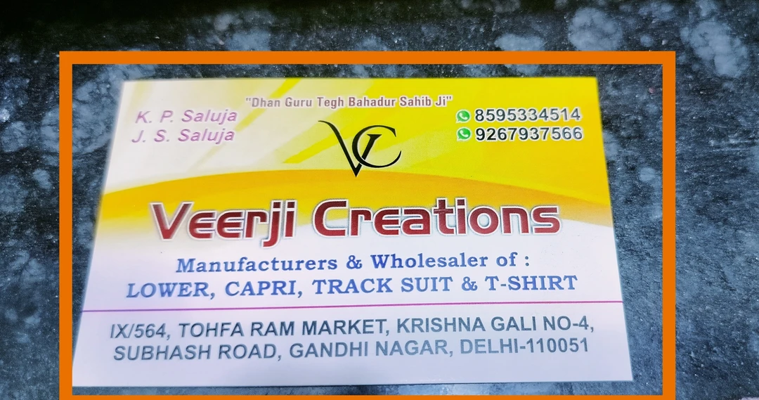 Shop Store Images of Veerji Creations