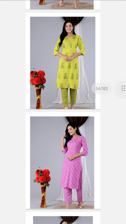 Post image I want 20 pieces of Rayon kurta set at a total order value of 5000. Please send me price if you have this available.