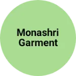 Business logo of Monashri garment