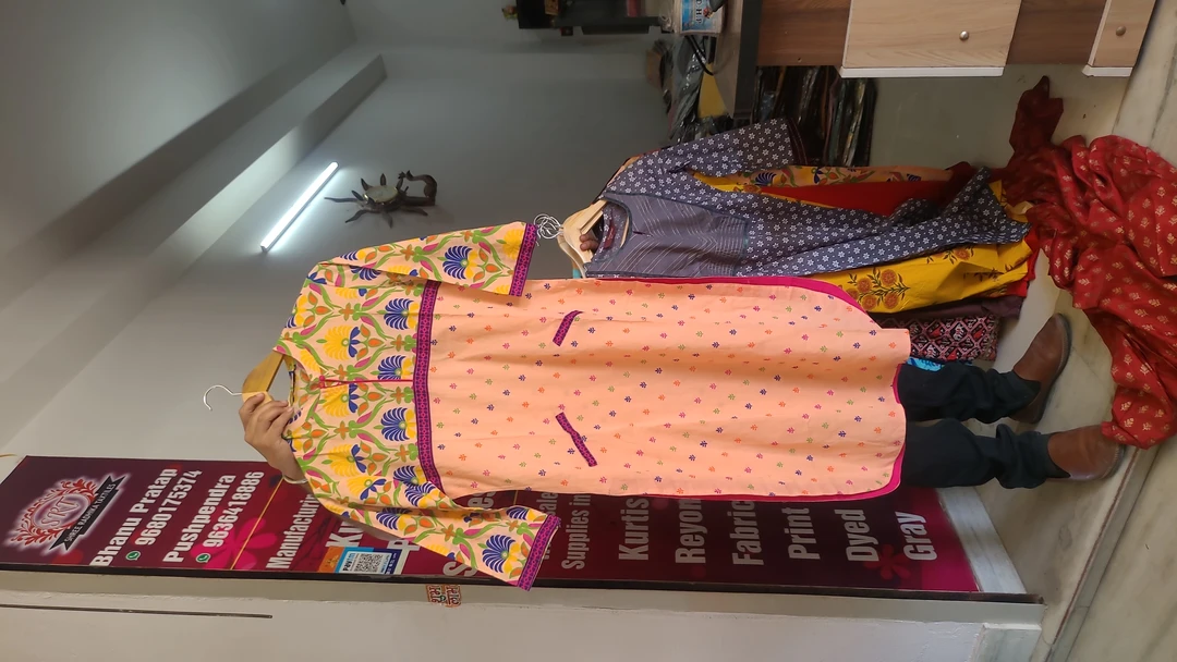 Cotton kurtis barnd  uploaded by Pooja Fashion on 2/12/2023