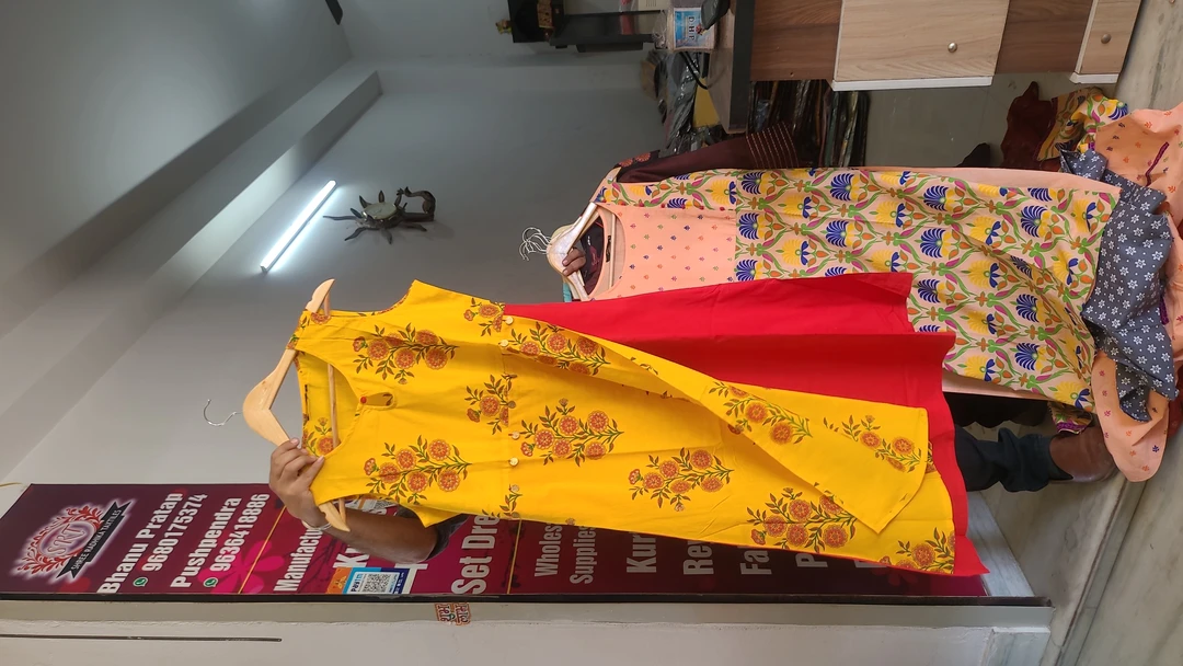 Cotton kurtis barnd  uploaded by Pooja Fashion on 2/12/2023