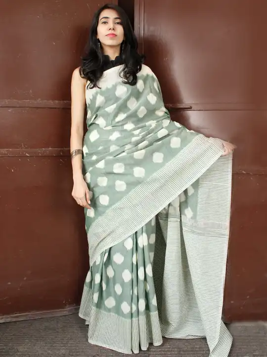 Pochampally ikkath masrized pure cotton sarees uploaded by Pochampally ikkath silk sarees on 2/12/2023