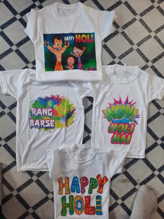 Holi special t shirt  uploaded by Kavya garment on 2/12/2023