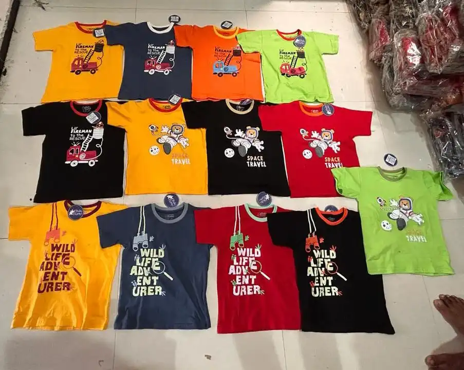 KIDS T-SHIRT STOCK AWESOME COLLECTION🥳 KIDS WEARS uploaded by M A Fashion on 5/28/2024