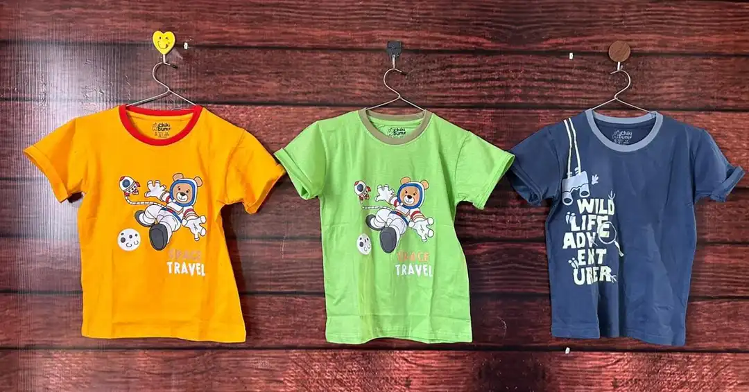 KIDS T-SHIRT STOCK AWESOME COLLECTION🥳 KIDS WEARS uploaded by M A Fashion on 2/12/2023