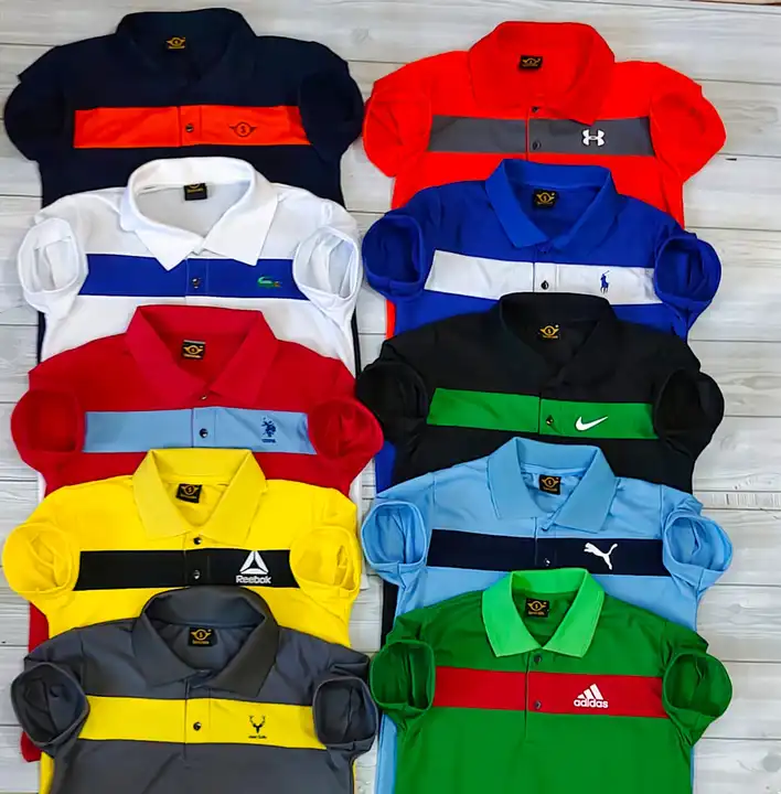 LACOSTE FABRIC COLLAR T SHIRT 🔥 uploaded by DWARKHA COLLECTIONS on 2/12/2023