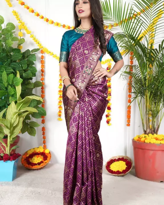 Bandhani Patola Saree  uploaded by Your Look Group  on 2/12/2023