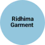 Business logo of Ridhima Garment