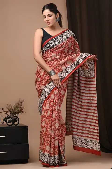 Post image New collection of cotton saree

Cotton mulmul
Soft pure cotton mulmul *Hand* block printed saree with blouse.....
Size 6.5 with blouse
Natural dye n colour
Pure cotton (92*80) super dyeing 

Price- 800/- + ship extra

WhatsApp - 8503916170