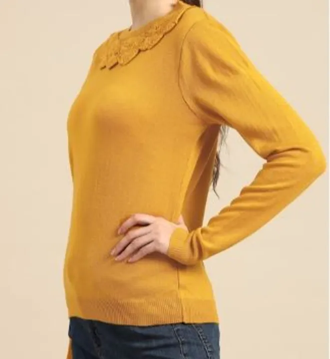 Women yellow sweater uploaded by Hayat Paradise on 2/12/2023