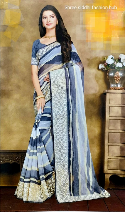 Product image of Fancy georget silk sarees, ID: fancy-georget-silk-sarees-54c5617e