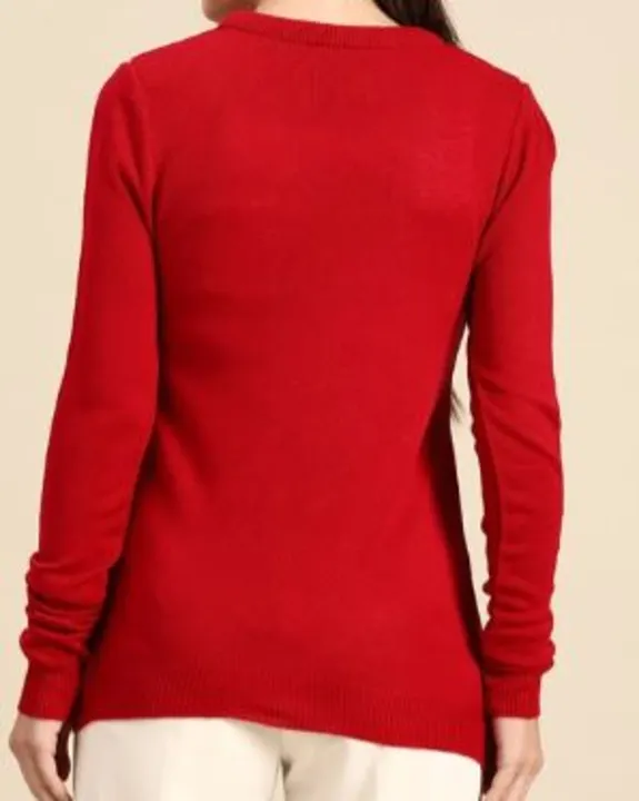 Red sweater uploaded by Hayat Paradise on 2/12/2023
