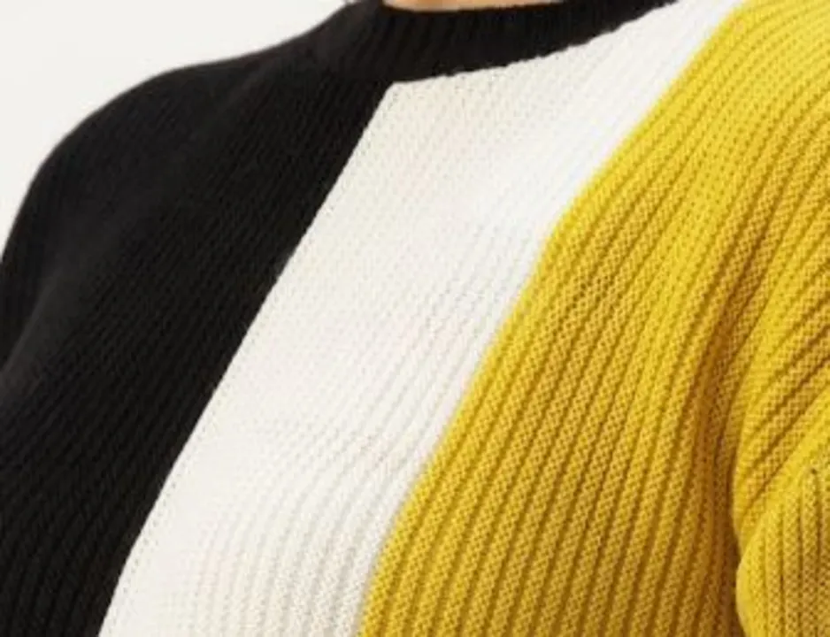 Women black & yellow sweater uploaded by Hayat Paradise on 2/12/2023