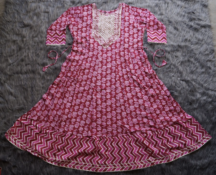 Big Size Long Kurti uploaded by Pooja Enterprises on 2/12/2023