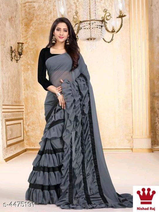 Charvi Alluring Sarees

Saree Fabric: Georgette
Blouse: Separate Blouse Piece
Blouse Fabric: Georg uploaded by Nishad Raj on 2/20/2021