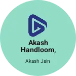 Business logo of Akash Handloom, Dharam Chand Vijay Kumar Jain
