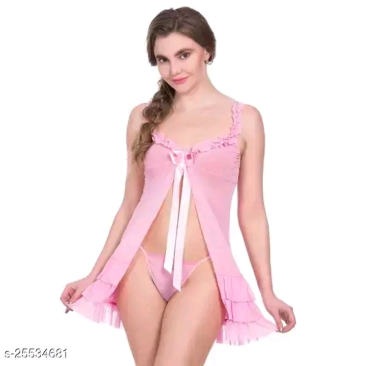 Fashionable Women/ girls/ newly weds sexy transparent babydoll transparent  Nightdresses nighty nigh uploaded by business on 2/12/2023