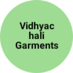 Business logo of Vidhyachali garments