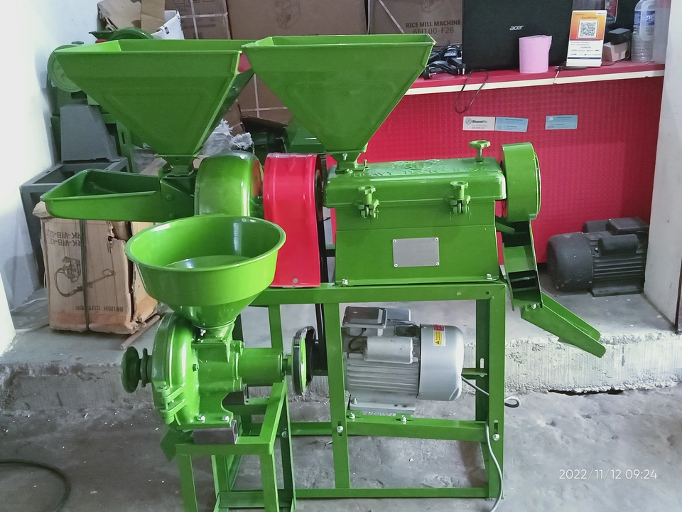 Mini Combine Three In One Rice mill  uploaded by Shine Machinery on 2/13/2023
