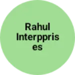 Business logo of Rahul interpprises