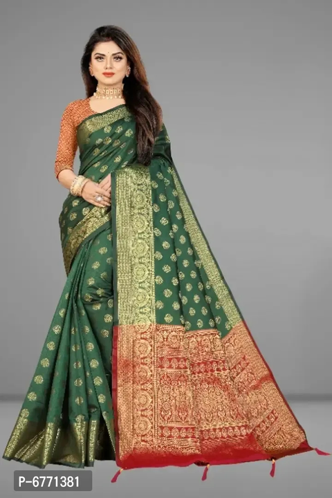 Designer Banarasi Style Silk Jacquard Saree uploaded by wholsale market on 2/13/2023