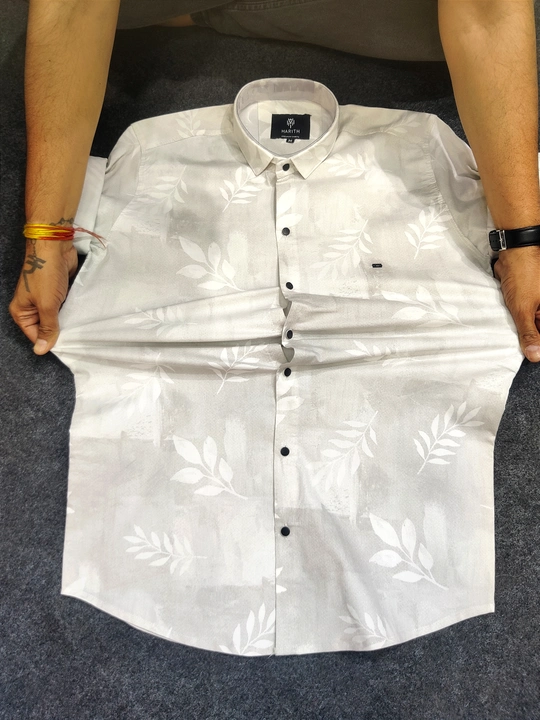 MENS STRETCHABLE COTTON PRINTED SHIRT uploaded by Siddhi Garments on 5/31/2024