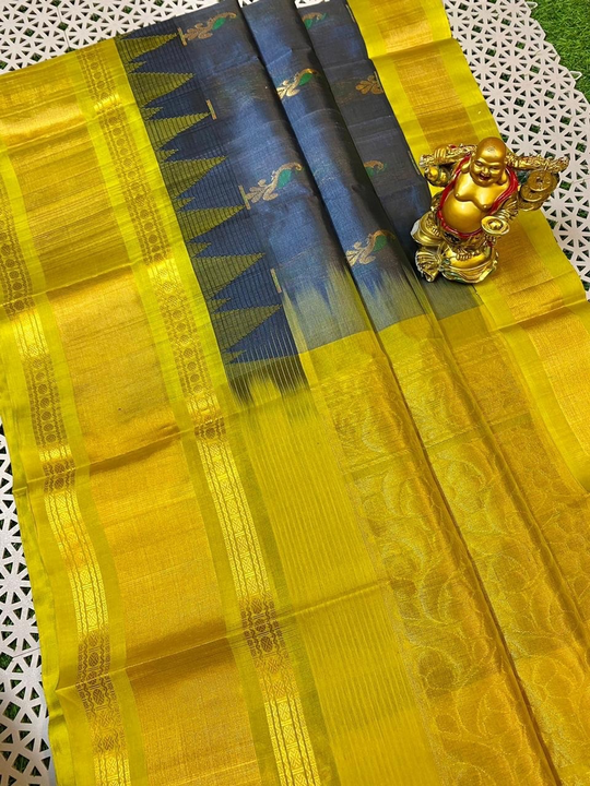 Pure Handloom Gadwal Korvai Pattu Sarees  uploaded by L & S GOODS CO on 2/13/2023