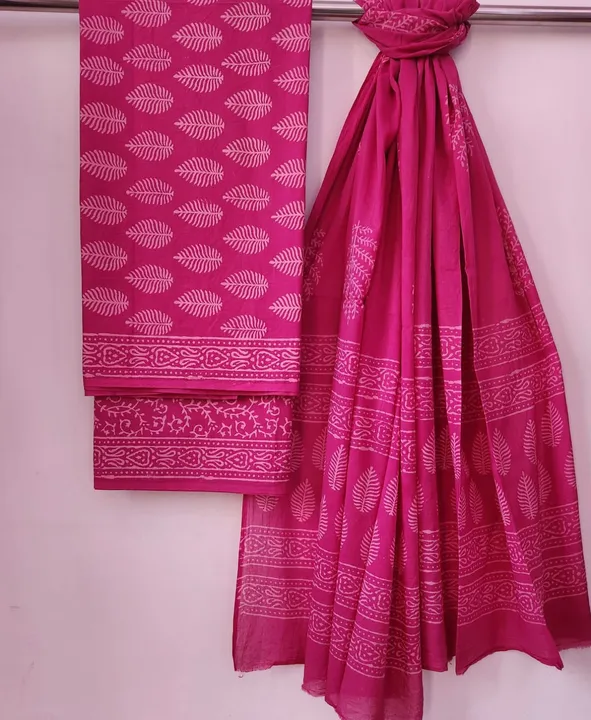 Cotton dupatta suit  uploaded by Indiana Creations  on 2/13/2023