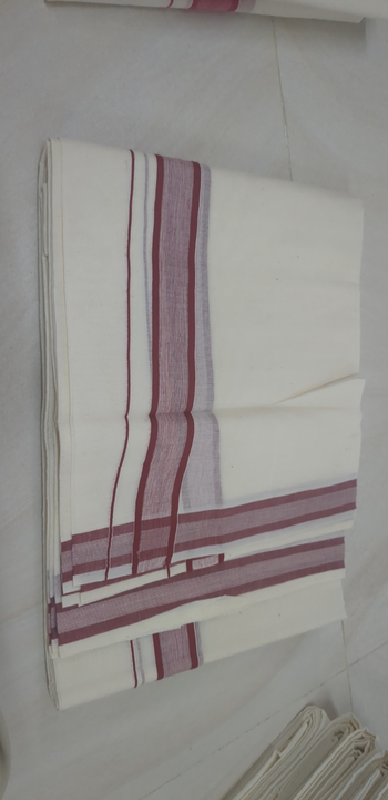 Kerela mens kasavu mundu uploaded by Maari Amman Textile on 2/13/2023