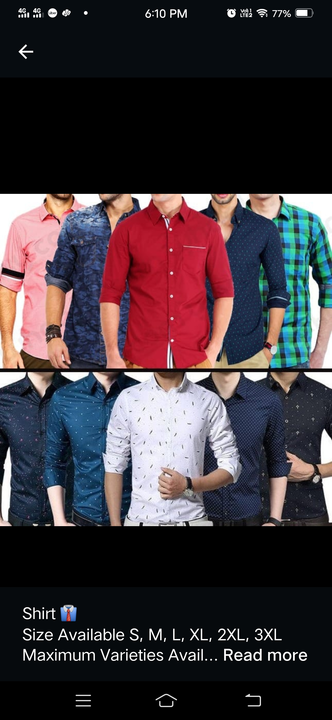 men's branded casual shirt starting from 250/- uploaded by business on 2/13/2023