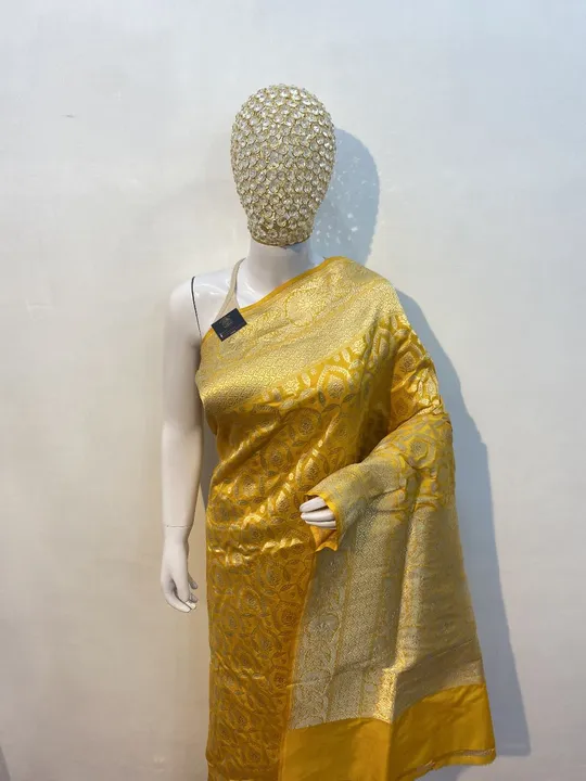 Banarasi pure katan Silk Saree all over jaal work  uploaded by Sara_Silk_Art_2 on 2/13/2023