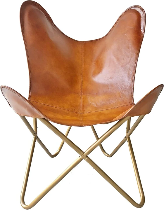 Leather butterfly chair uploaded by KHUSHI ASSOCIATES on 2/13/2023