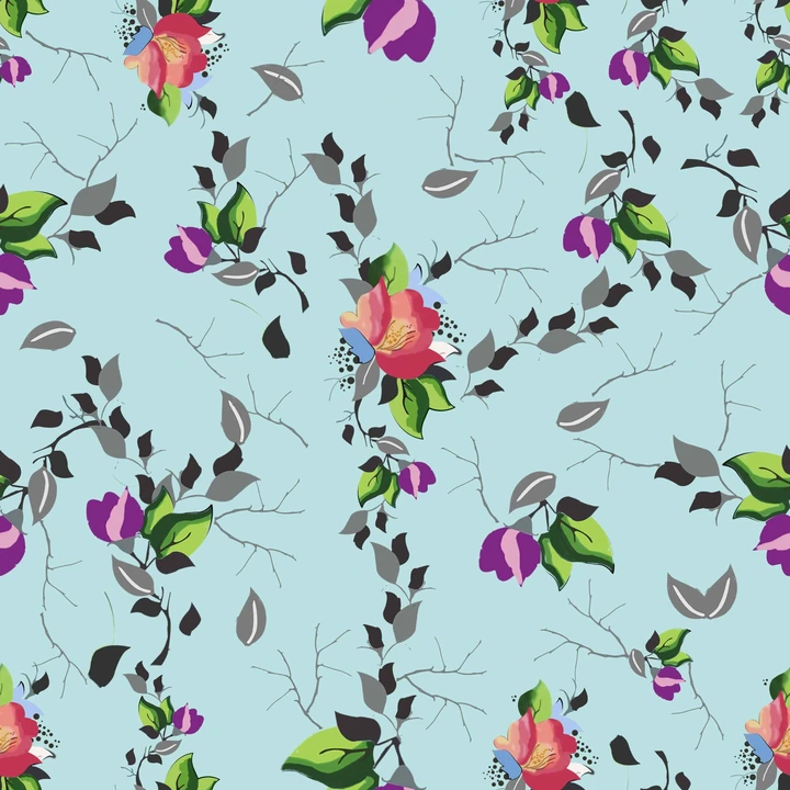 Allover Digital Printed Fabrics uploaded by Nipaat Trendz on 2/13/2023