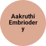 Business logo of Aakruthi Embriodery