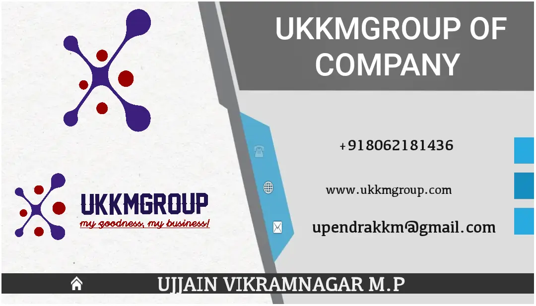 Visiting card store images of UKKMGROUP 