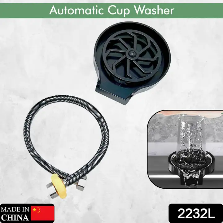 2232L AUTOMATIC CUP WASHER OR GLASS RINSER FOR KITCHEN SINK, BLACK KITCHEN SINK CLEANING SPRAY CUP W uploaded by DeoDap on 5/30/2024