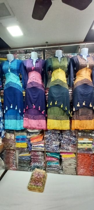 Two layer kurties with neck hand work  uploaded by business on 2/20/2021