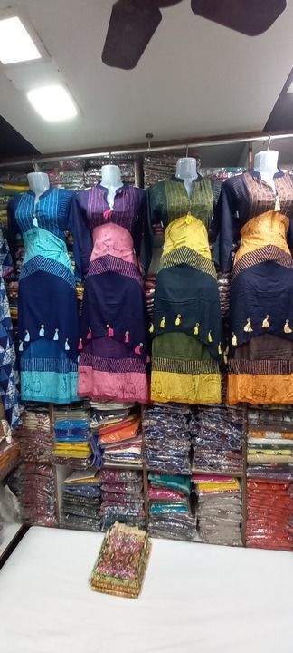 Two layer kurties with neck hand work  uploaded by Amit textiles  on 2/20/2021